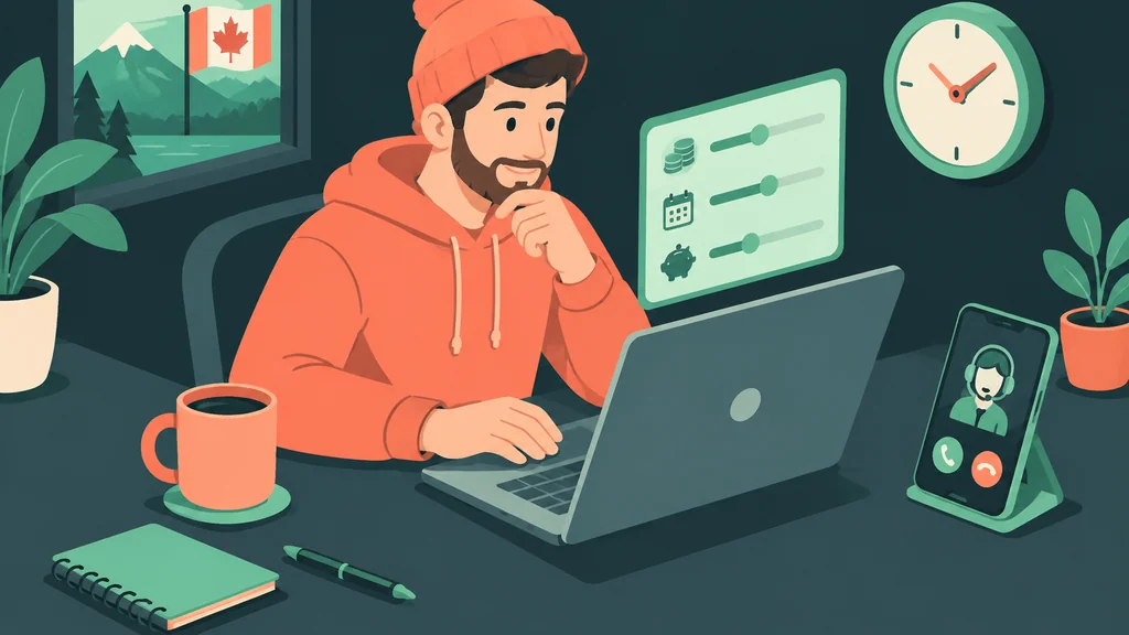 Isometric scene of setting deposit limits and taking a break